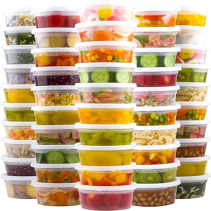 50 Set 8 oz Deli Containers
