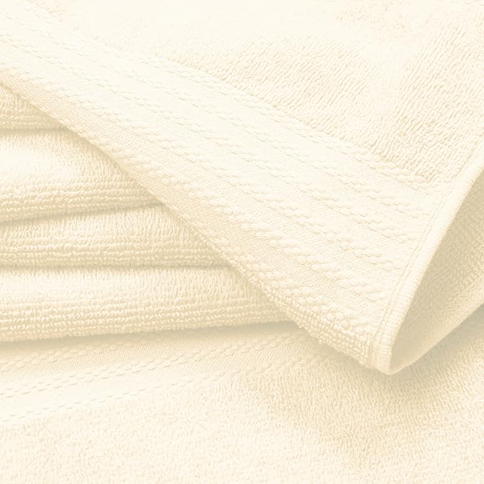 GLAMBURG Premium Cotton Oversized 2 Pack Bath Sheet 35x70-100% Pure Cotton