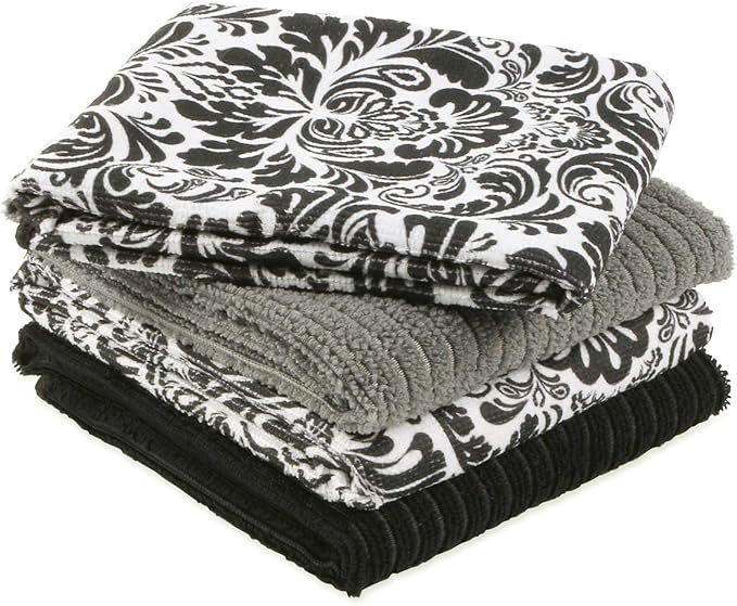 DII Cleaning Collection Multi-Purpose Microfiber, Dishtowel Set