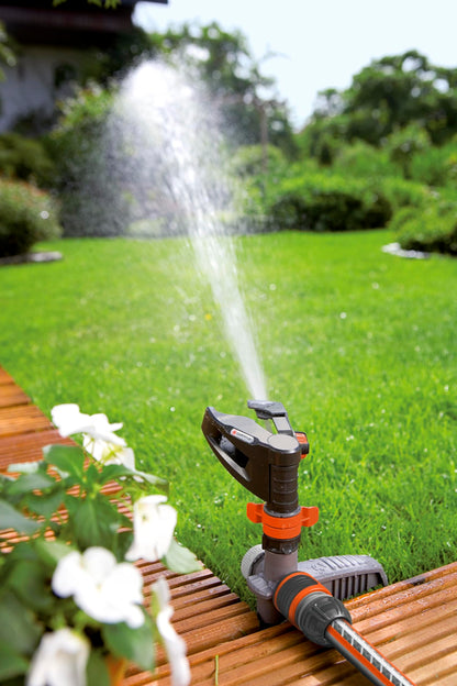 Gardena Comfort Impulse, circular and sector shelf (on spike): large area regrets for irrigation larger surfaces of 75 to 490 m², stepless range adjustment up to 12.5 m (8141-20)