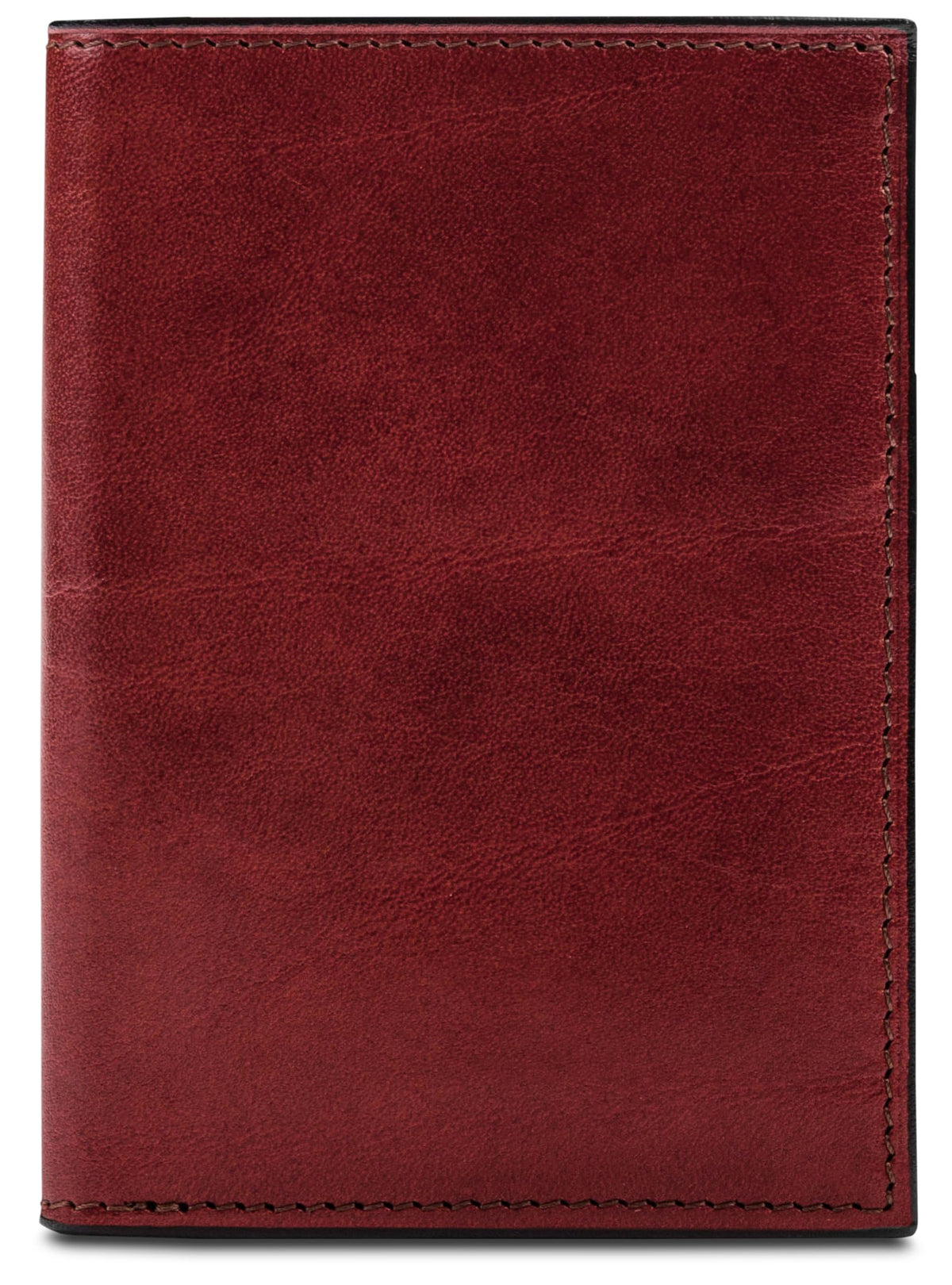 Bosca Old Leather Passport Holder For Men & Women - RFID Blocking, Travel Passport Wallet With Classic Finish, Gift Packaging Included Dark Brown