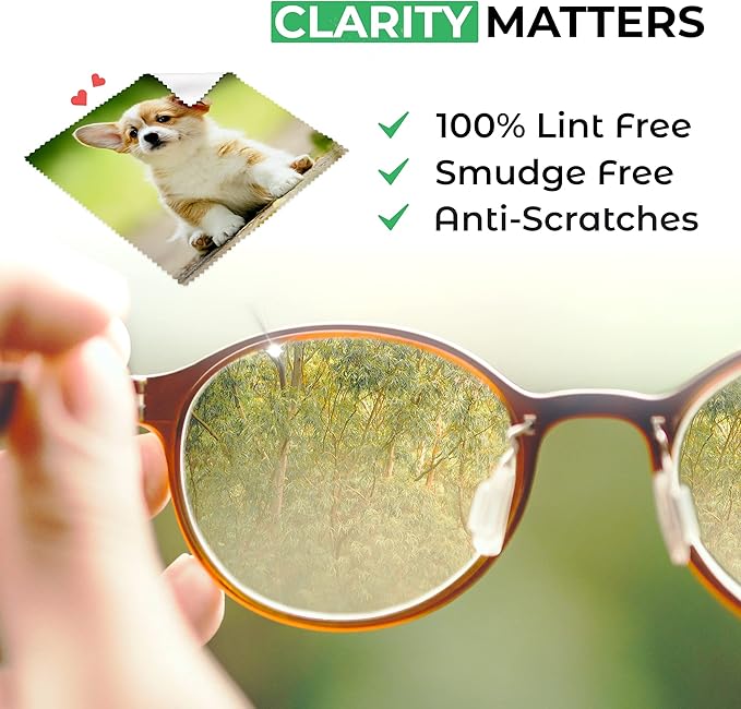 Microfiber Cleaning Cloth for Glasses