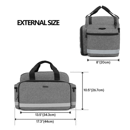 Trunab Home Health Nurse Bag Medical Bag Organizer with Handle and Shoulder Strap for Home Visit, Travel, Nursing Student