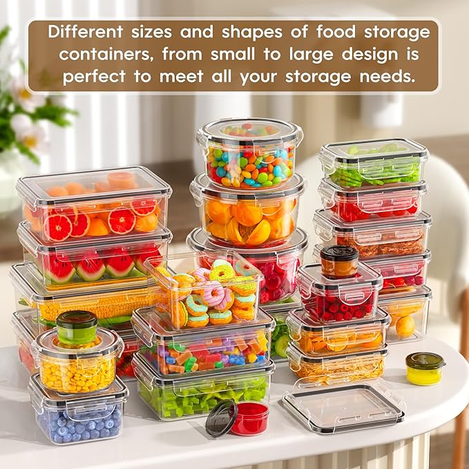 70 PCS Food Storage Containers