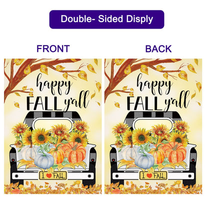 Pating Seasonal Garden Flags Set of 12 Double Sided 12 x 18 Inch, Small Yard Flags for Outside, Christmas Halloween Easter Valentine's Day Outdoor Decor, Holiday Garden Decorations for All Seasons