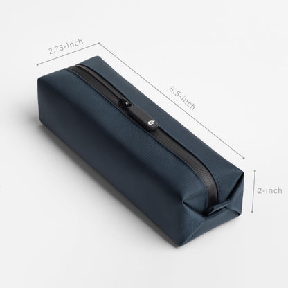 Comfyable Small Toiletry Bag for Men, Slim Mini Toothbrush Bag, Dopp Kit, Electronics, Tech, Gym, Water-Resistant Essentials Organizer, Blue