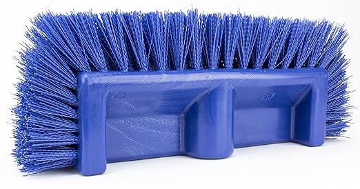 SPARTA Multi-Level Tile Scrub Brush 12" Wide Brush Head, Heavy-Duty Tile