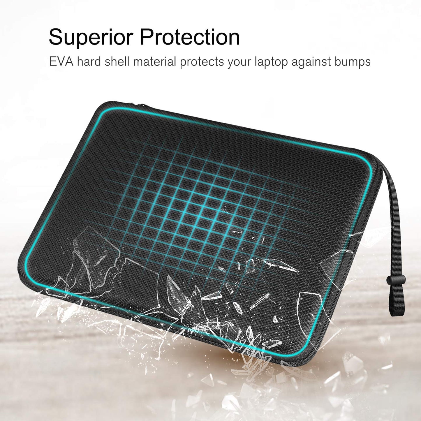 FINPAC Hard Shell Laptop Sleeve Case for 13-inch MacBook Air M3/A3113 M2/A2681 M1/A2337 2024-2018, MacBook Pro 14 2024-2019 M4/M3/M2, MacBook Pro 13 A2686 A2338, Shockproof Cover Carrying Bag,