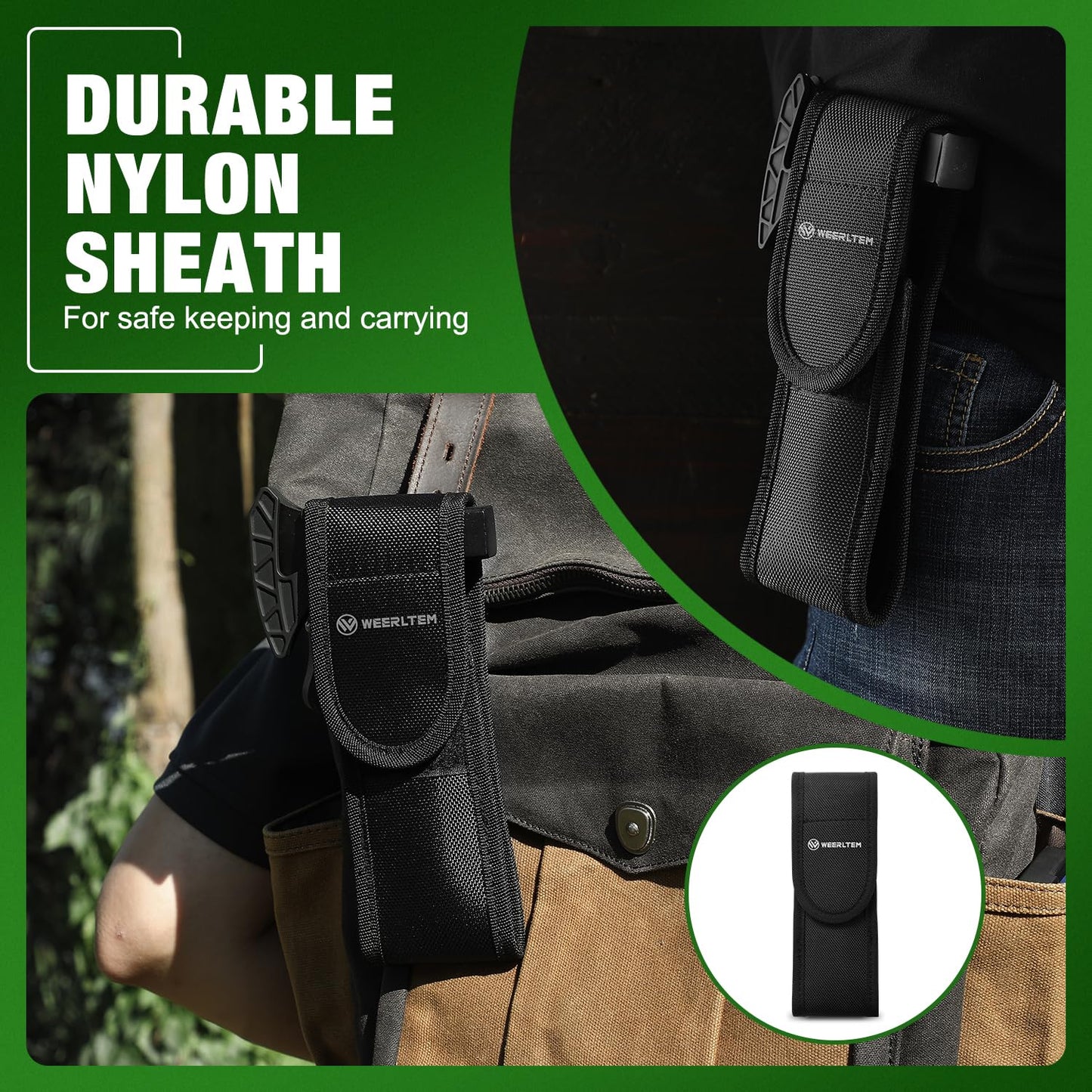 Stocking Stuffers for Adults Men - Gifts for Dad from Daughter Wife, 22 in 1 Hardened Stainless Steel Camping Multitool Hammer Hatchet, Upgrad Portable Camp Axe Screwdriver Set with Nylon Sheath