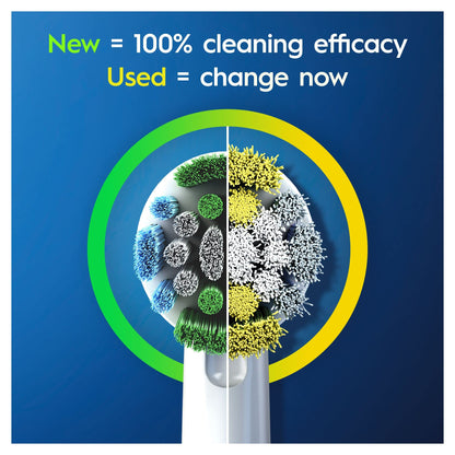Oral-B Pro Battery Toothbrush, Precision Clean Toothbrush Head, Plaque Remover for Teeth, 2 Batteries Included, White
