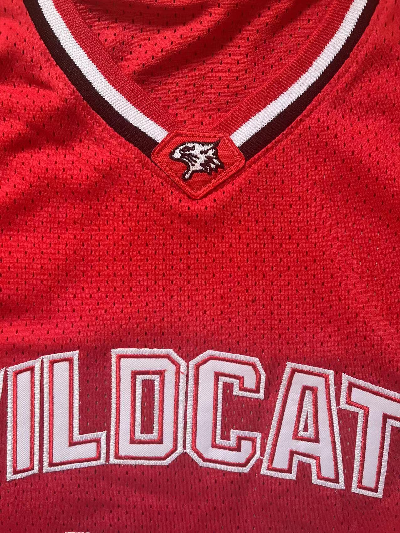 Mens Wildcats High School Jersey,14 Troy Bolton Basketball Jersey,8 Chad Danforth Basketball Jersey/Shirt (Medium, 14 Bolton Red)