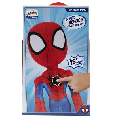Marvel Spidey and His Amazing Friends My Friend Spidey Feature Plush - 16-Inch Talking Plush with 16 Unique Phrases