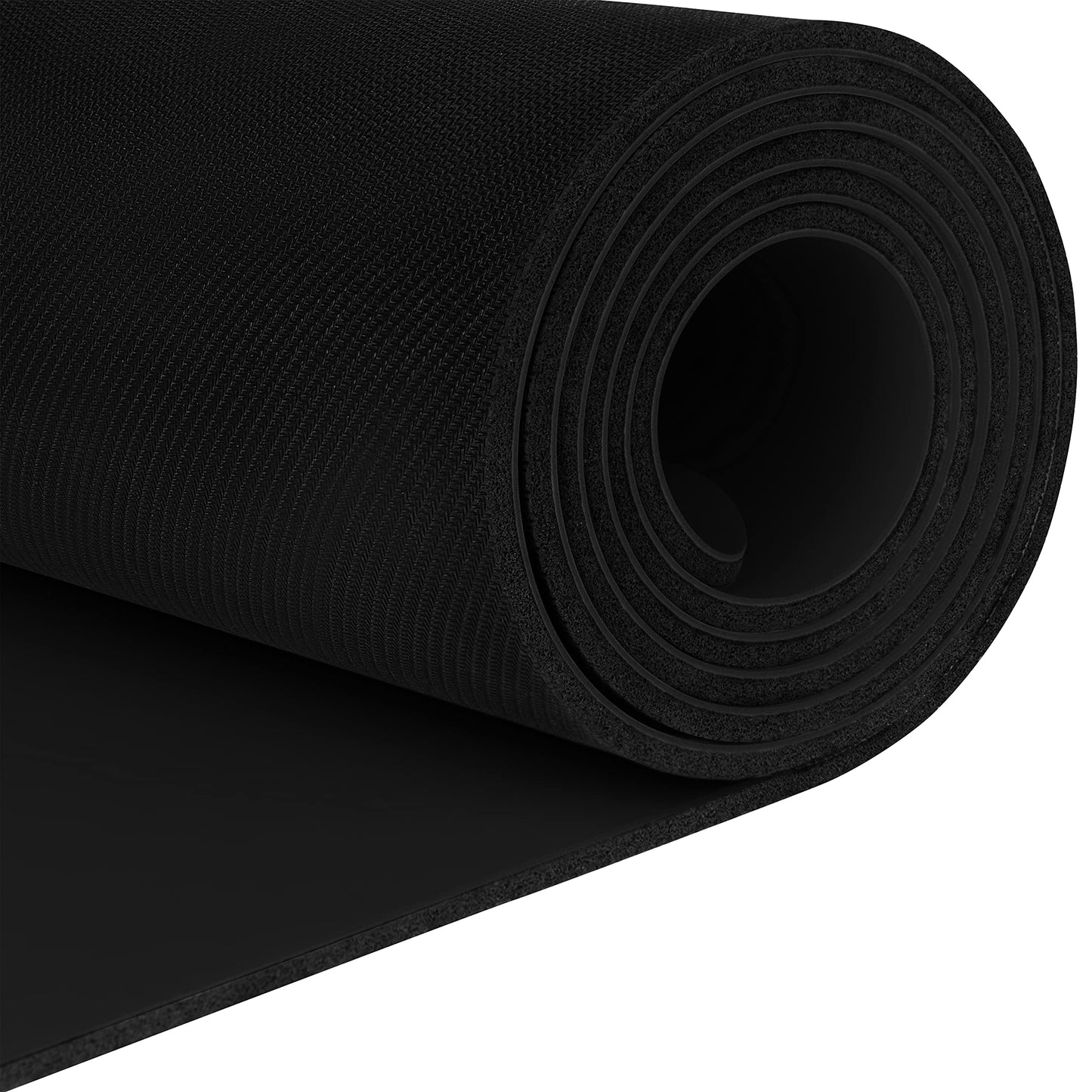 Retrospec Laguna 5mm Yoga Mat - Fitness Mat for Women, Men & Children, Slip-Resistant and Moisture Absorbing Exercise Mat for Home, Pilates, Yoga and Floor Workouts