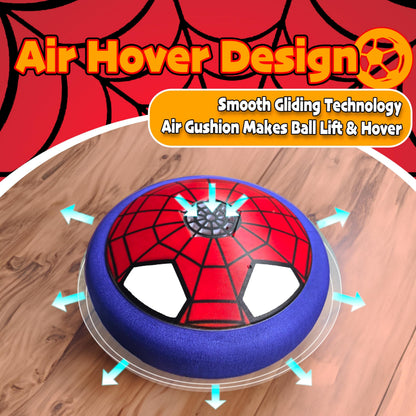 Soccer Toys for Boys 4-6 Hover Soccer Ball Indoor Gifts for Boys Kids Toys Birthday Gifts for 4 5 6 7 8 9 10 Year Old Boy Air Floating Soccer Toy with LED Lights Foam Bumper