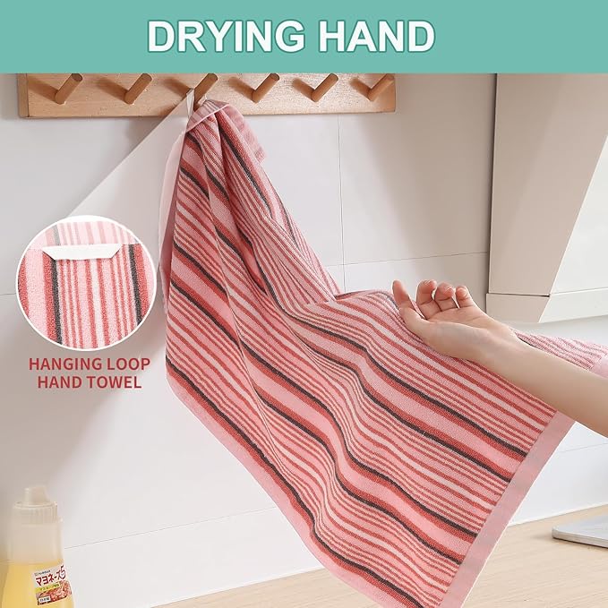 SALAS Kitchen Dish Towels for Drying Dishes, Large Cotton Kitchen Towels