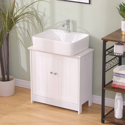 AVC Designs Bathroom Sink Cabinet Under Basin Unit Cupboard Storage Furniture White