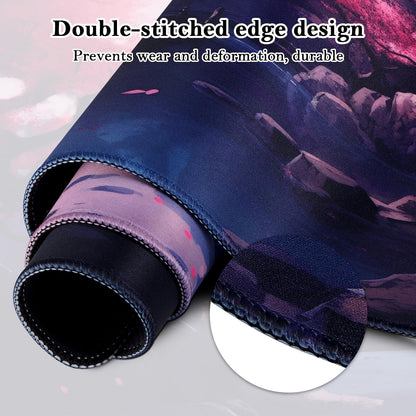 Yimomoyi Non Slip Mouse Pad, 80 x 30cm Mouse Mat Extended, Gaming Mousepad Waterproof, Desk Mat with Rubber Base, Desk Pad Laptop for Office and Home (05-Sakura Mouse Pad)