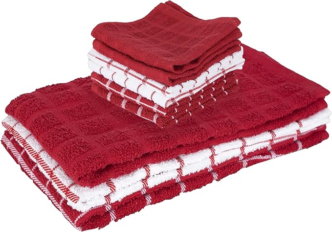 Ritz Premium 3-Pack Kitchen Towel & 6-Pack Dish Cloth Set