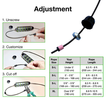Romizzu Adjustable Speed Jump Rope for Boxing and Fitness, Tangle Free Steel Cable with Ball Bearings, Ergonomic Foam Handles, Includes Towel and Gift Box, Ideal for MMA Gym and Home Training