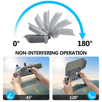 STARTRC Mini 5 Pro Sun Hood for DJI RC 2 Controller, 3-IN-1 Sunshade Joysticks Screen Protector, Anti-Scratch Soft Microfiber Lining Cover for dji mini 5 pro/mini 4 pro/mini 3 pro