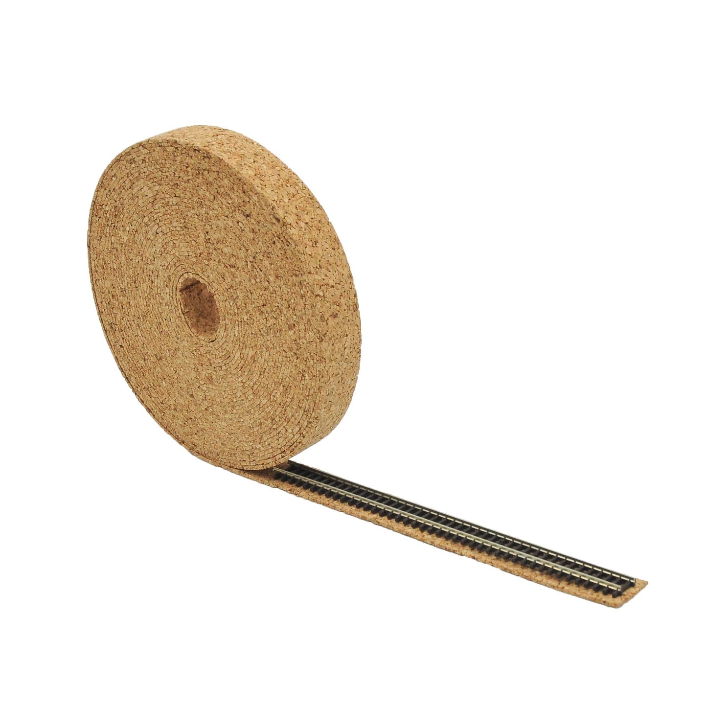 SPD UK OO Gauge Cork Track Underlay Roll - 10 Meter x 35 mm - 2 mm Thick