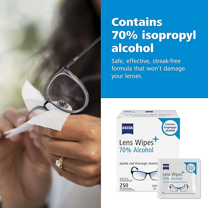 ZEISS Pre-Moistened Lens Cleaning Wipes