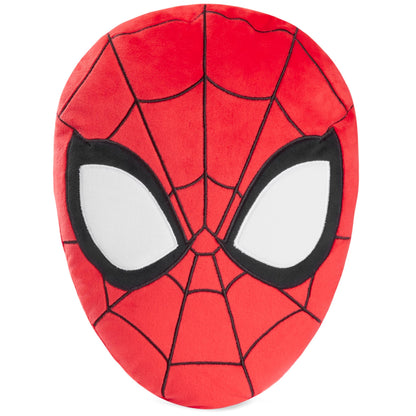 Disney Stitch 3D Plush Pillow Cushion for Sofa or Bed, Cute Kids Cuddle Cushion Soft Plushie Bedroom Accessories, Stitch Gifts for Kids (Red Spiderman, L34 x W25)