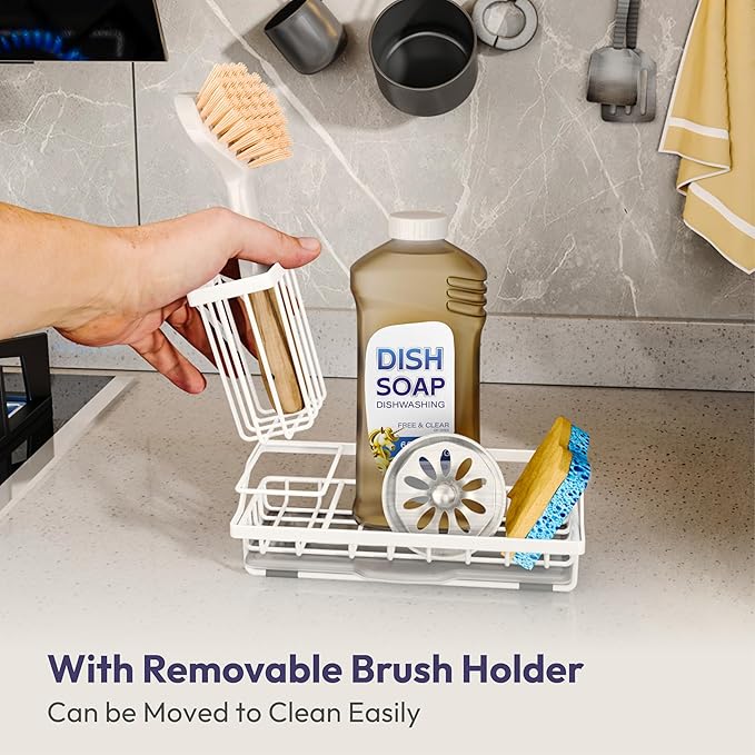 SWTYMIKI Sink Caddy Sponge Holder