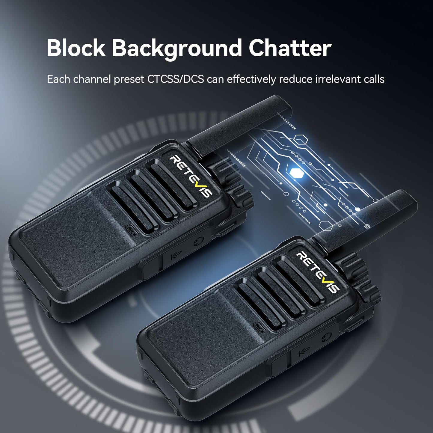 Retevis RT68 Walkie Talkies with Earpiece, Portable FRS Two-Way Radios Rechargeable, with 6 Way Multi Unit Charger, Hands Free, Long Range, Rugged 2 Way Radios 6 Pack for Adults School Church