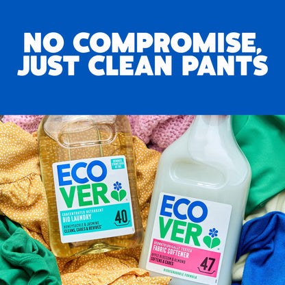 Ecover Concentrated Non-Bio, Laundry Detergent Refill, Laundry Washing Liquid, Lavender and Sandalwood, 142 Washes, 5L