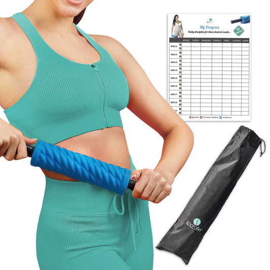 LIPOROLLER Post Liposuction Massager – Lymphatic Drainage Massager for Post Lipo Surgery – Quality EVA Material - Ridges and Grooves for Post-Op Recovery, Ideal Liposuction Recovery Supplies