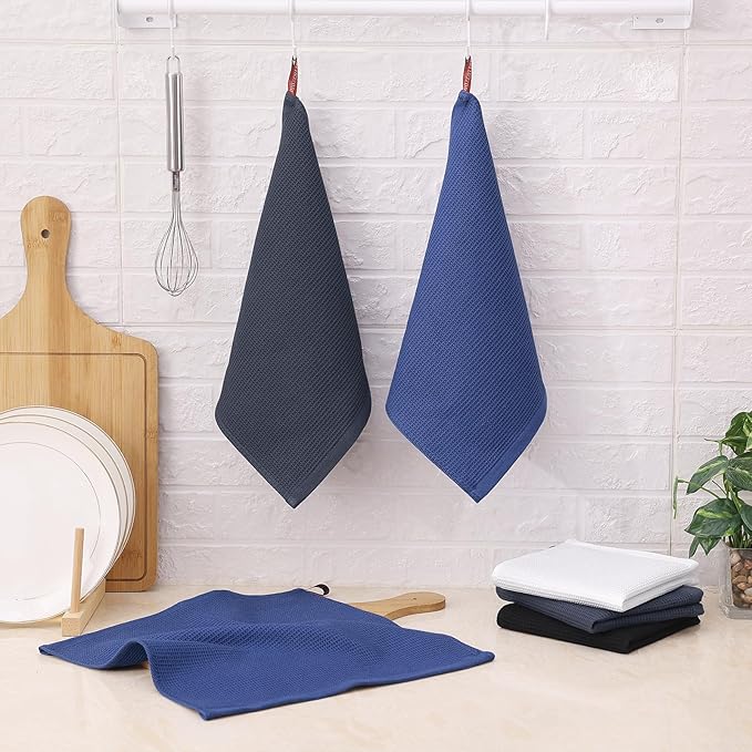 Homaxy 100% Cotton Waffle Weave Dish Cloths