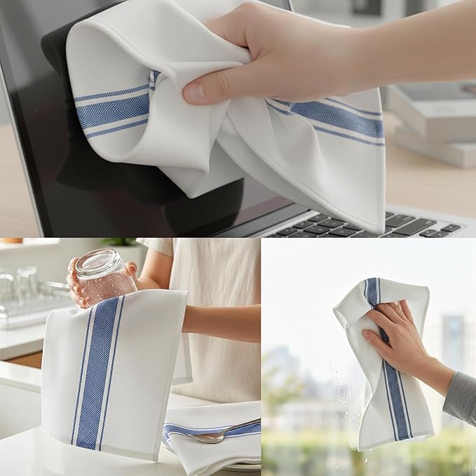 Kitchen Towels| Tea Towel for Craft| Cotton Dish Towels| Reusable Bulk Cleaning