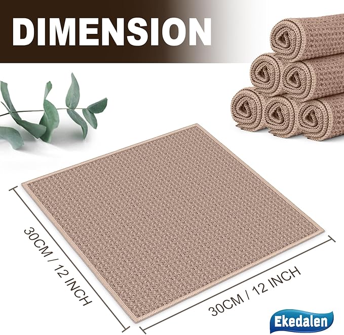 Microfiber Cleaning Cloth Waffle Weave