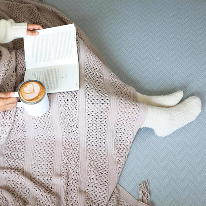 Valentines Day Gifts for Her - Spa Gift Box with Candle, Cozy Blanket, Tumbler & Bracelet - Romantic Self Care Package for Wife, Girlfriend - Birthday, Thinking of You