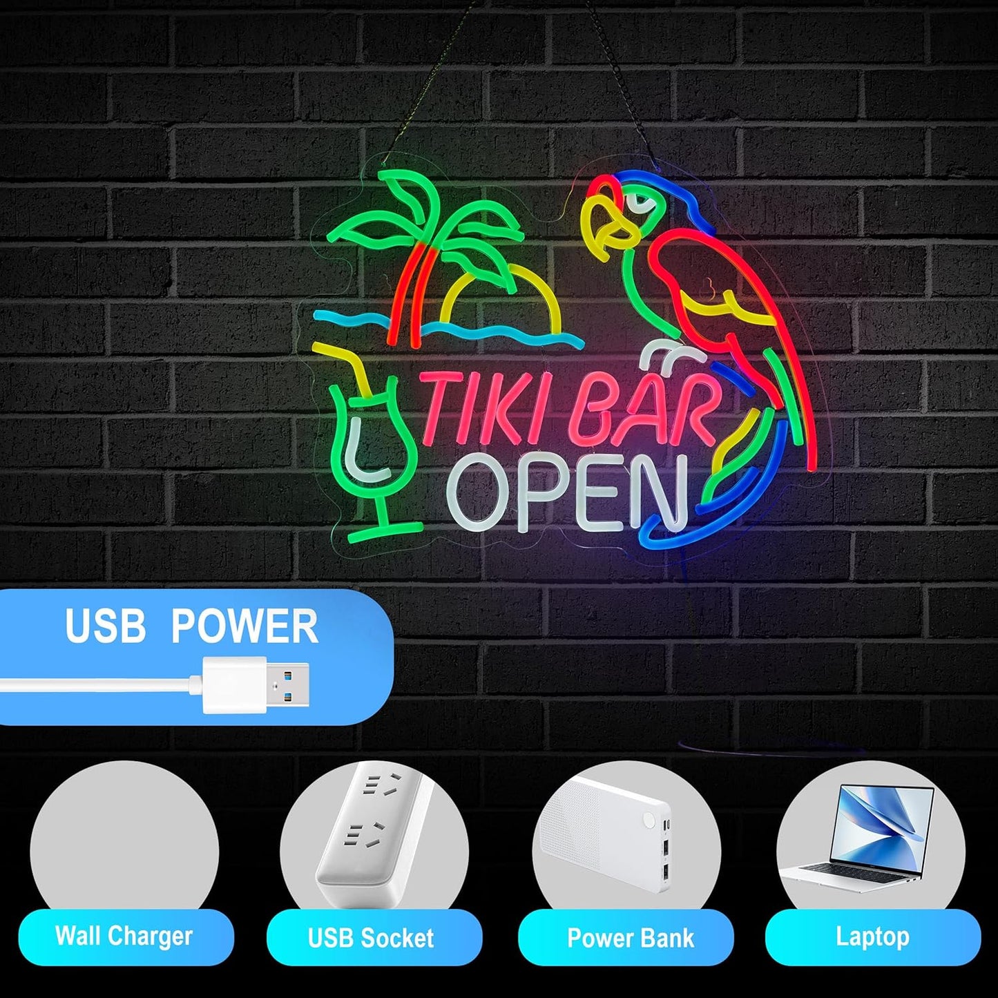 Its 5 00 O'clock Some Where Neon Sign for Wall Décor Dimmable LED Man Cave Bar Beer Garage Neon Light USB Powered Neon Art Signs Decor