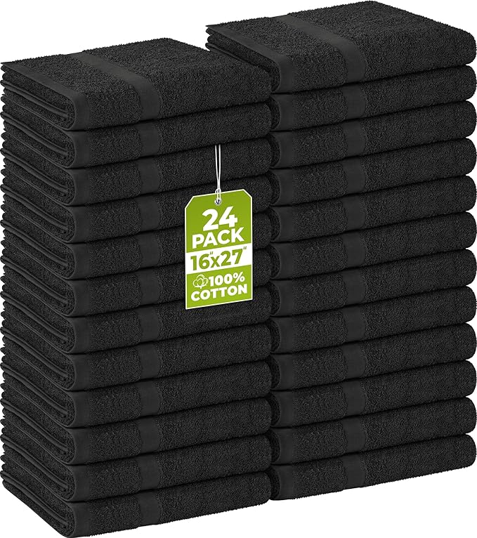 Utopia Towels, Salon Towel, Not Bleach Proof, 16 by 27 Inches, Highly Absorbent