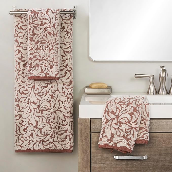 SKL Home Renan 100% Turkish Cotton Premium 2-Piece Hand Towel Set, 600 GSM