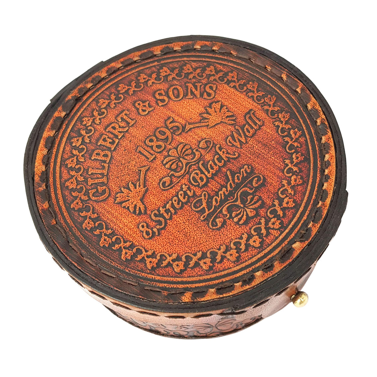 Brass Nautical - Antique Brass & Copper Sundial Compass, Sundial Clock in Box Gift Sun Clock Ship Replica Watch