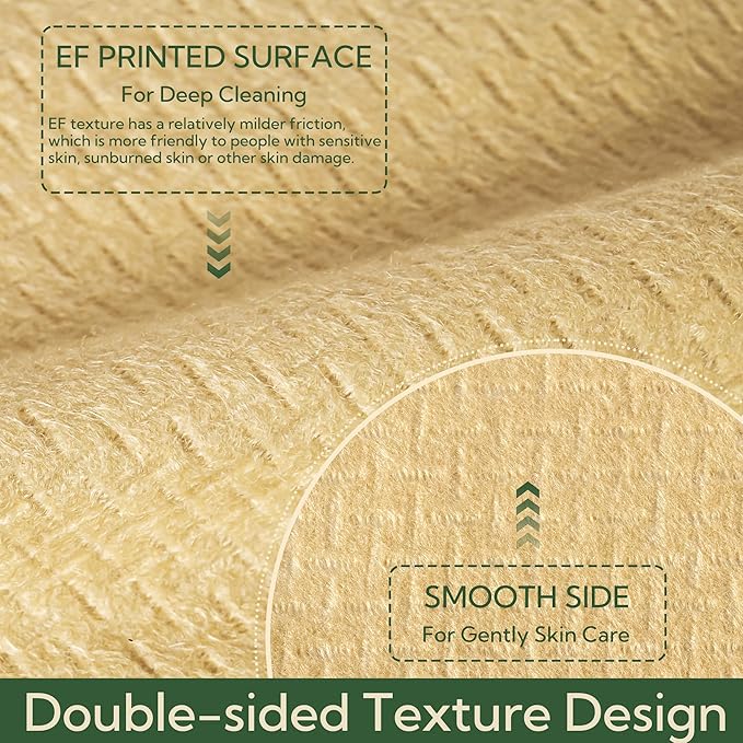 GRANNY SAYS Disposable Face Towels, Bamboo Viscose Face Towelettes Disposable