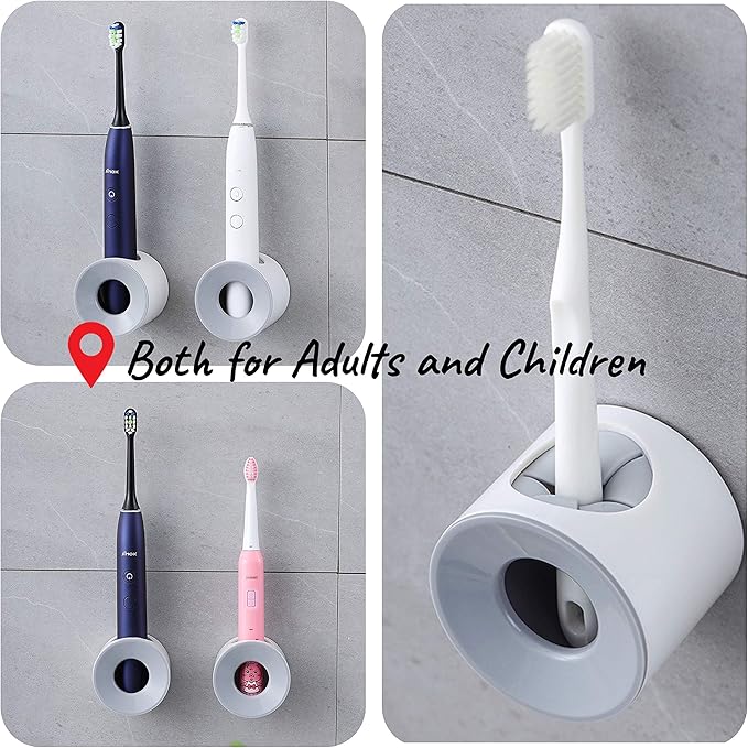 Electric Toothbrush Holder, Wall Mounted