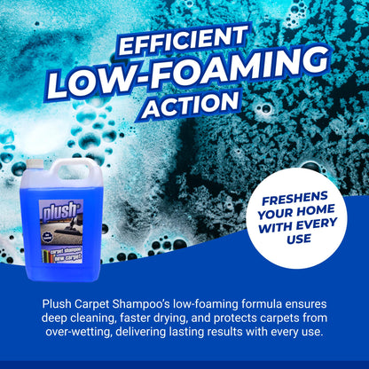 Carpet Shampoo Cleaner & Odour Deodoriser 5L Plush (BUBBLEGUM)
