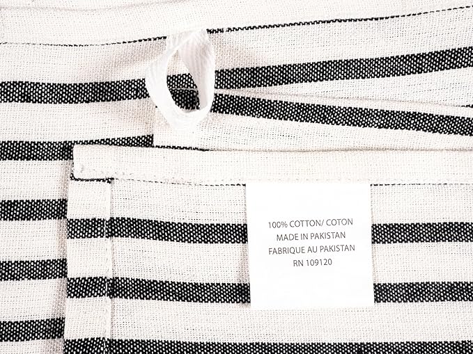 KAF Home Assorted Flat Kitchen Towels |100% Cotton
