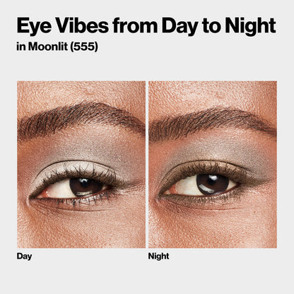 Revlon Eyeshadow Palette by Revlon, ColorStay Day to Night Up to 24 Hour Eye Makeup, Velvety Pigmented Blendable Matte & Shimmer Finishes, 555 Moonlit, 0.16 Oz, 555 Moonlit, 0.16 oz