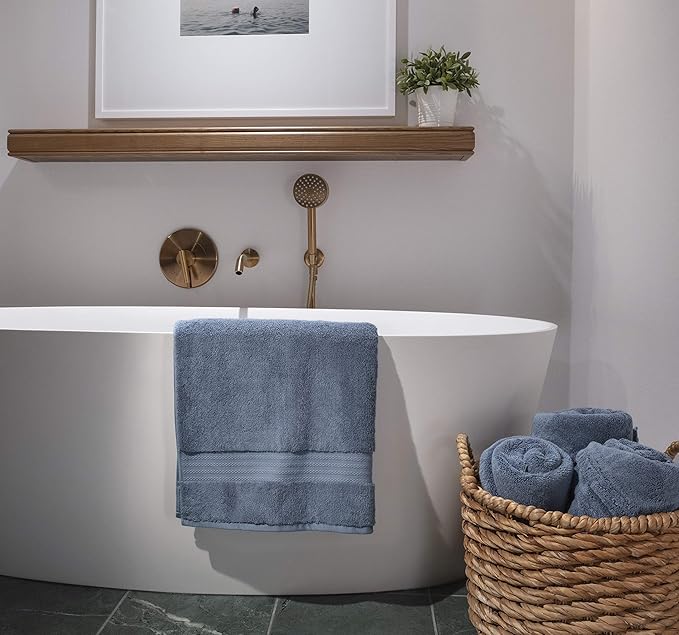 Fabdreams 100% Organic Cotton Bath Sheet Set of 2 700 GSM Oversized Towels