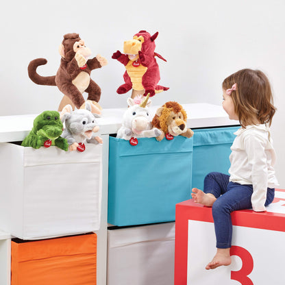 Monkey Puppet Trudi | Plush puppets and marionettes for Trudi theatre. Game for children. Tell and create stories. Decorative plush. | 15x21x20cm size S | Puppets | model 29967