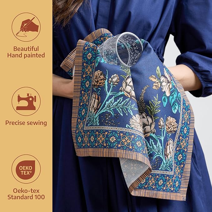 Maison d' Hermine Kitchen Towel 100% Combed Cotton Premium Easter Dishtowel