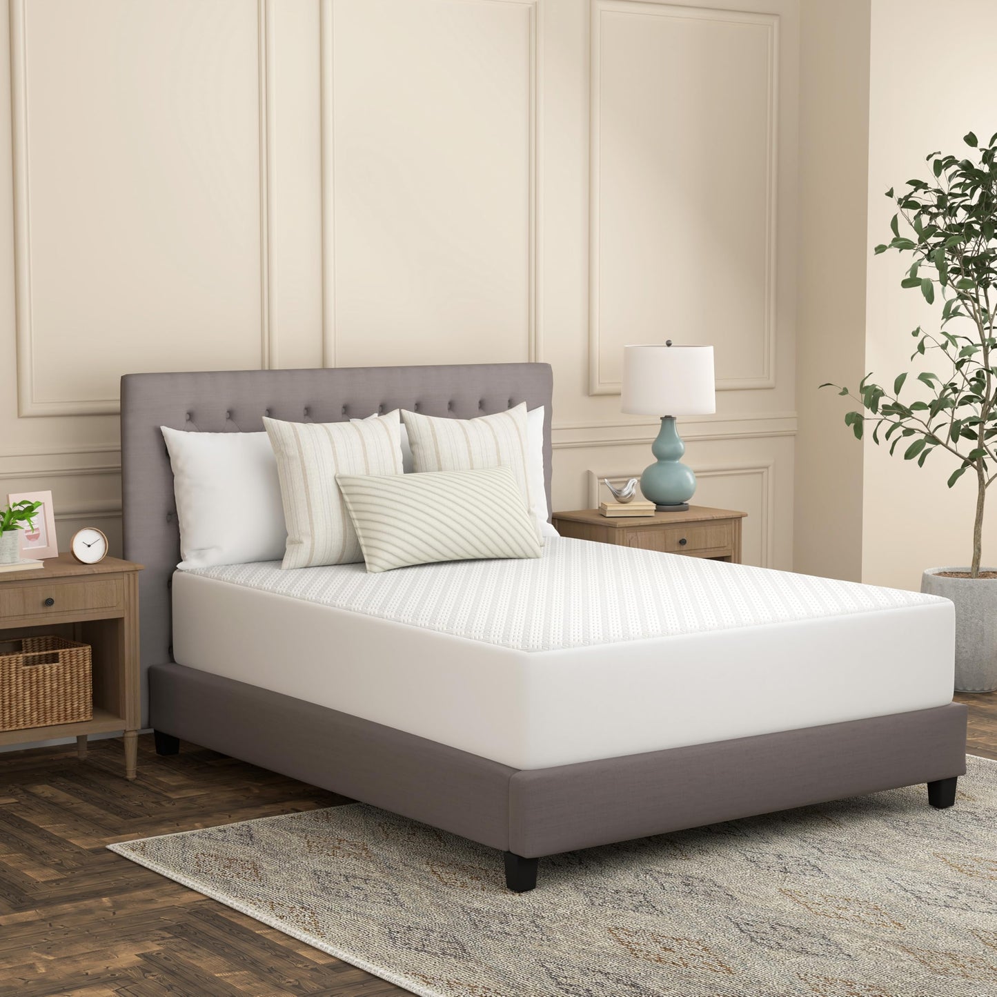 Sealy Flex Copper Mattress Cover Protector, Queen- PerfectGrip Stretch Sidewalls Fitted, Waterproof
