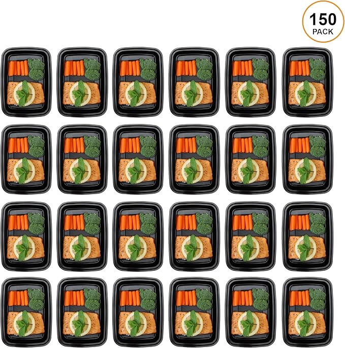 Freshware Meal Prep Containers 1 Compartment Food Storage Containers