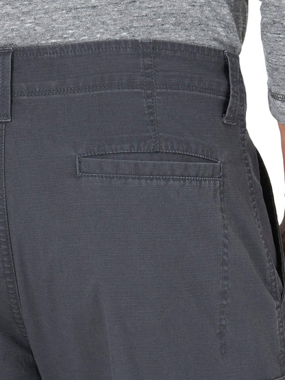 Wrangler Authentics Men's Classic Cargo Stretch Short, Anthracite, 30